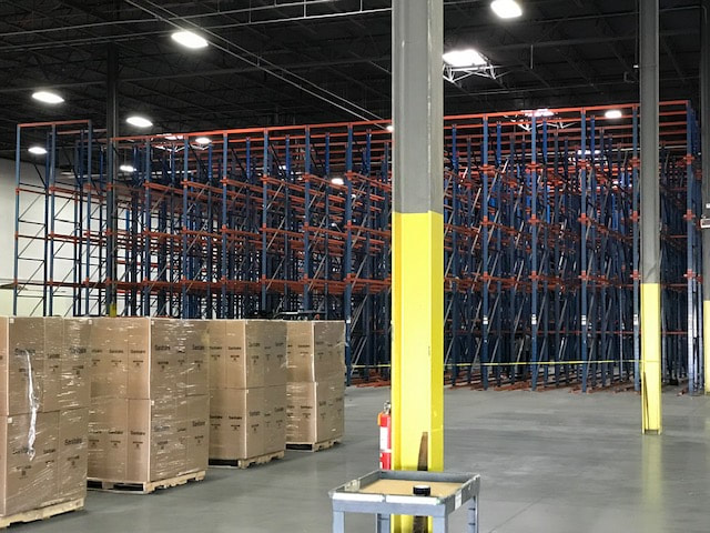 warehouse storage shelving  system